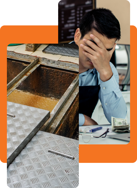 Underserviced grease trap and drain lines can quickly become a money trap