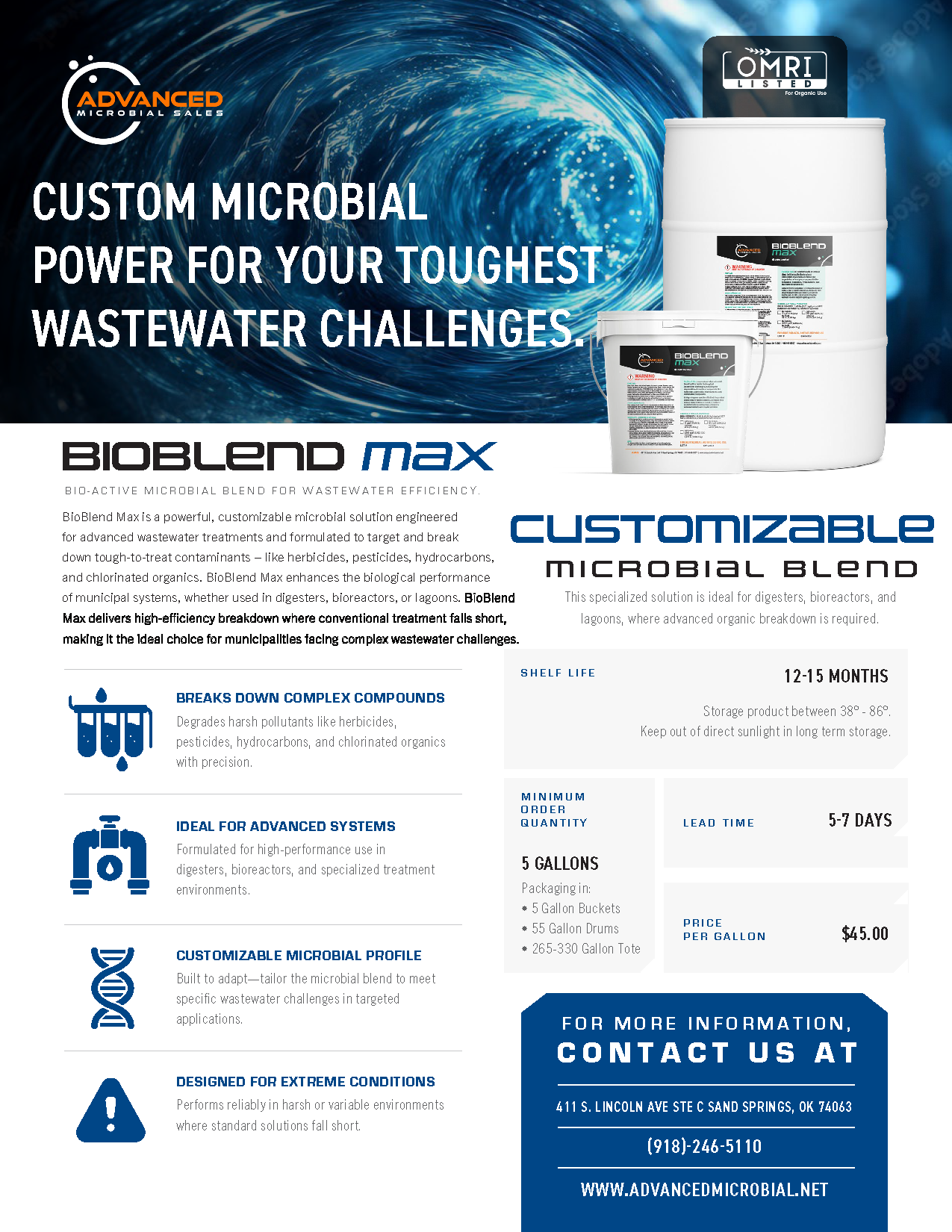 BioBlend Max Sell Sheet