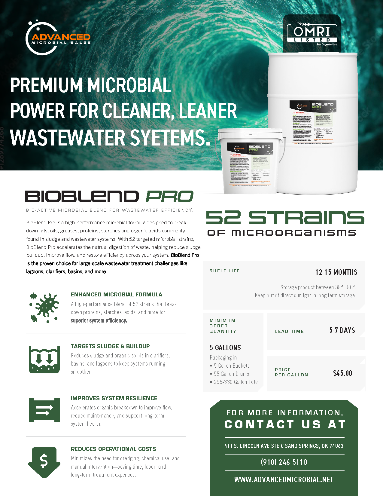 BioBlend Pro Sell Sheet